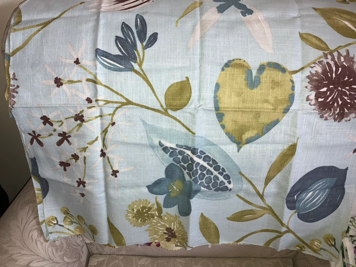 Pindler Linen Blend Fabric-66 x 66 cm (price of each, has 4)