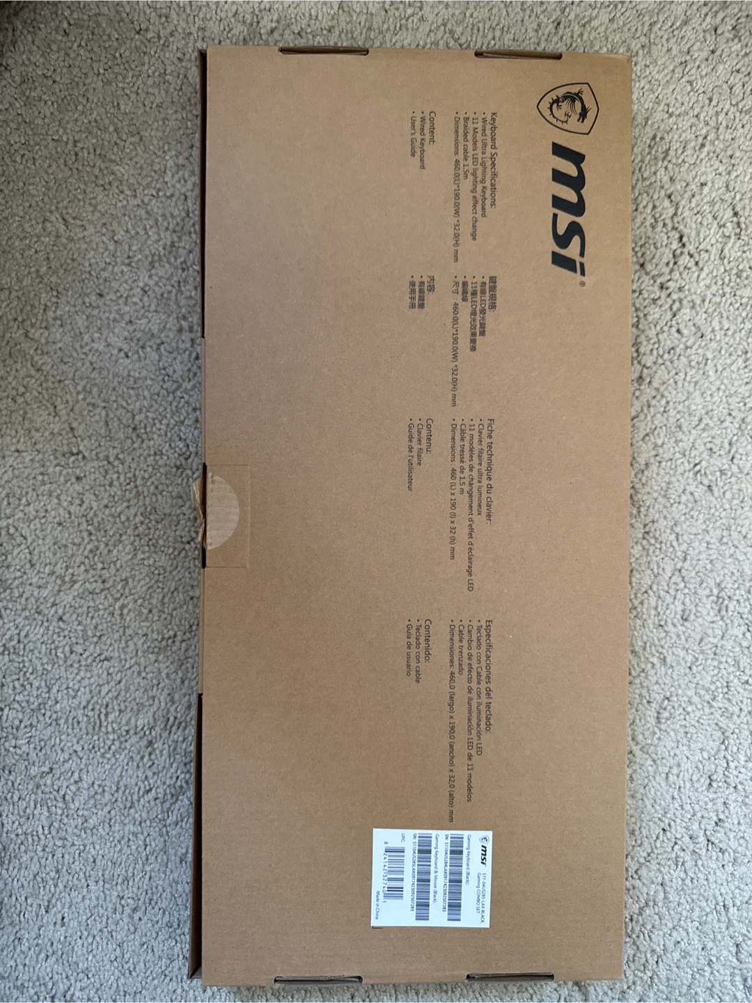 MSI Gaming Keyboard S11-04US284-LAX - photo 2