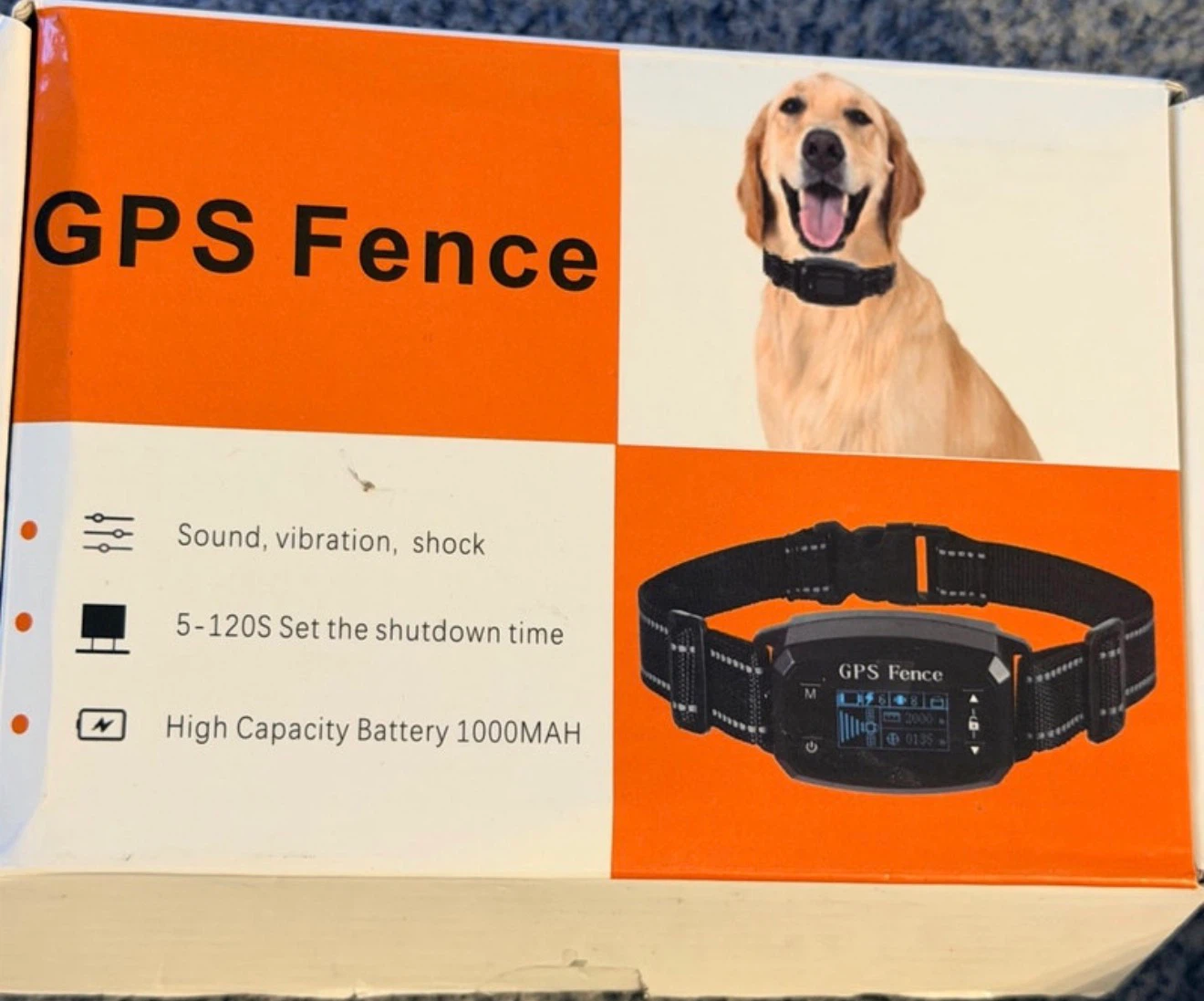GPS Fence Dog Training Collar