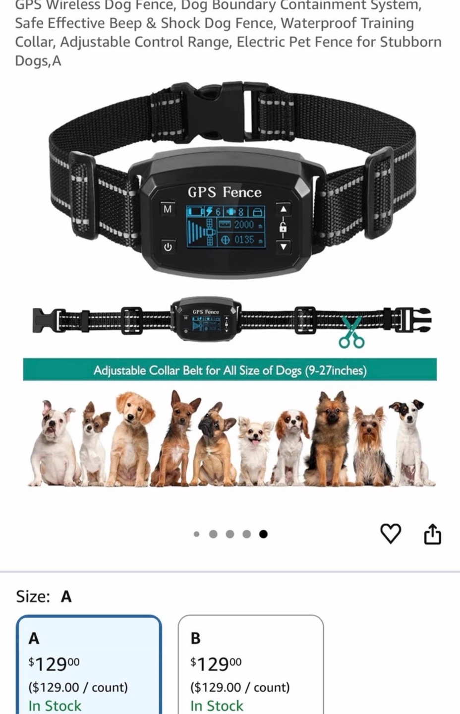 GPS Fence Dog Training Collar - photo 3