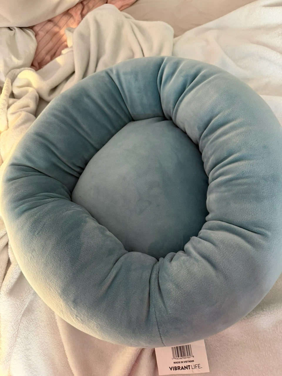 Vibrant Life Blue PlushRound Pillow - photo 2