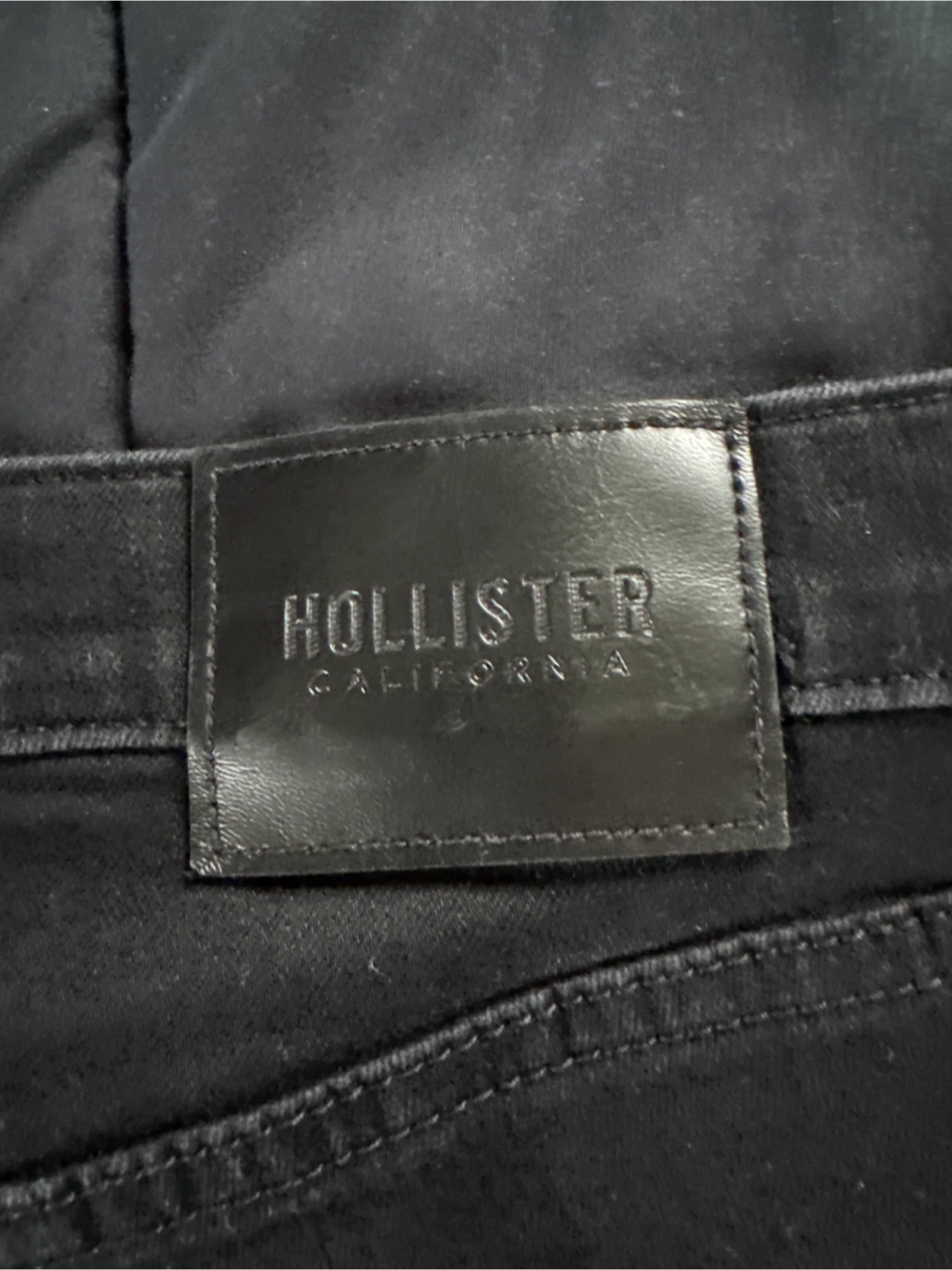 Hollister Black Skinny Denim Shorts men’s - photo 4
