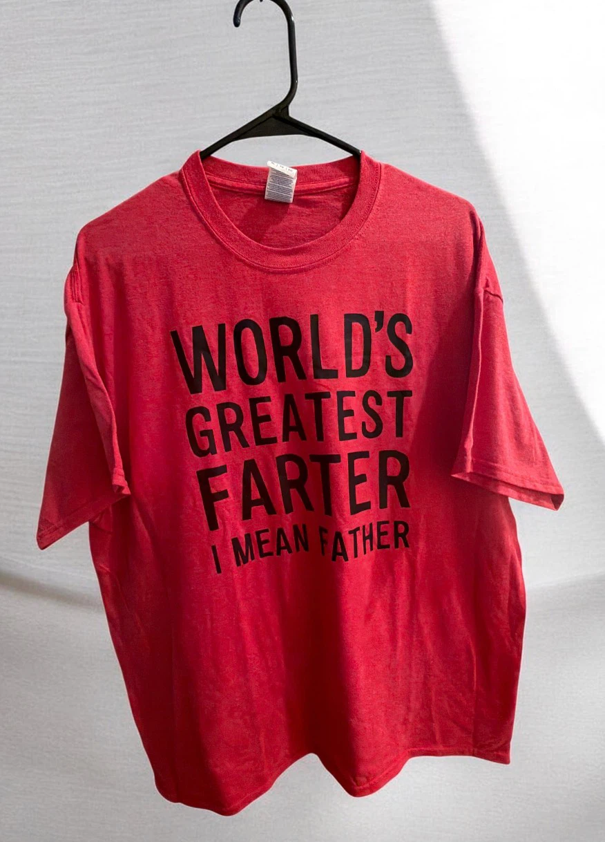 Red Graphic T-Shirt  (XL)