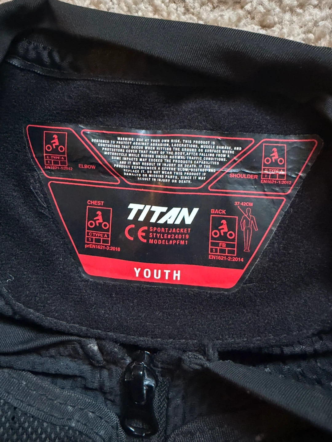 Youth Titan Sport Protection Jacket - photo 2
