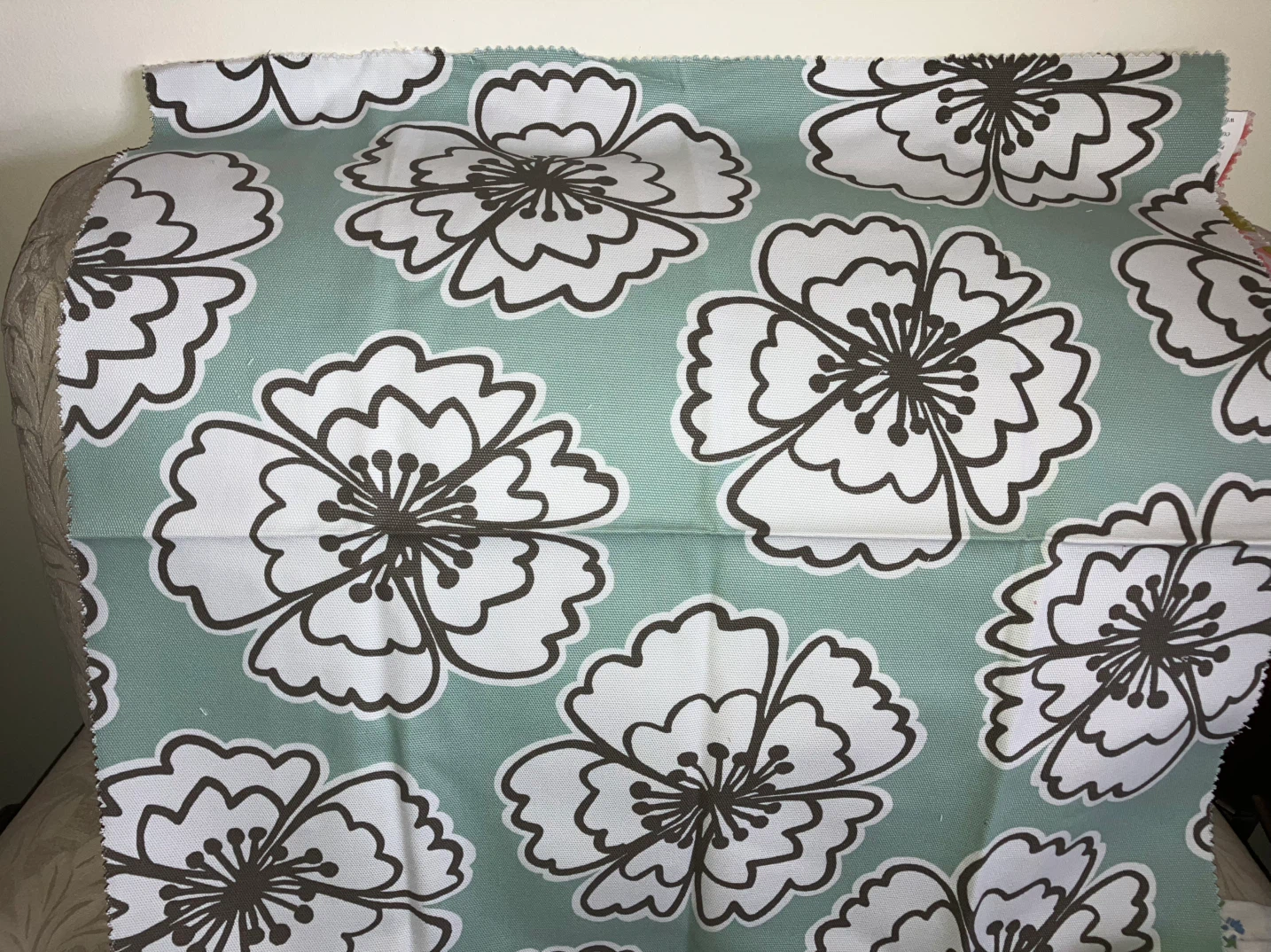 100% Cotton Fabric with Floral Print