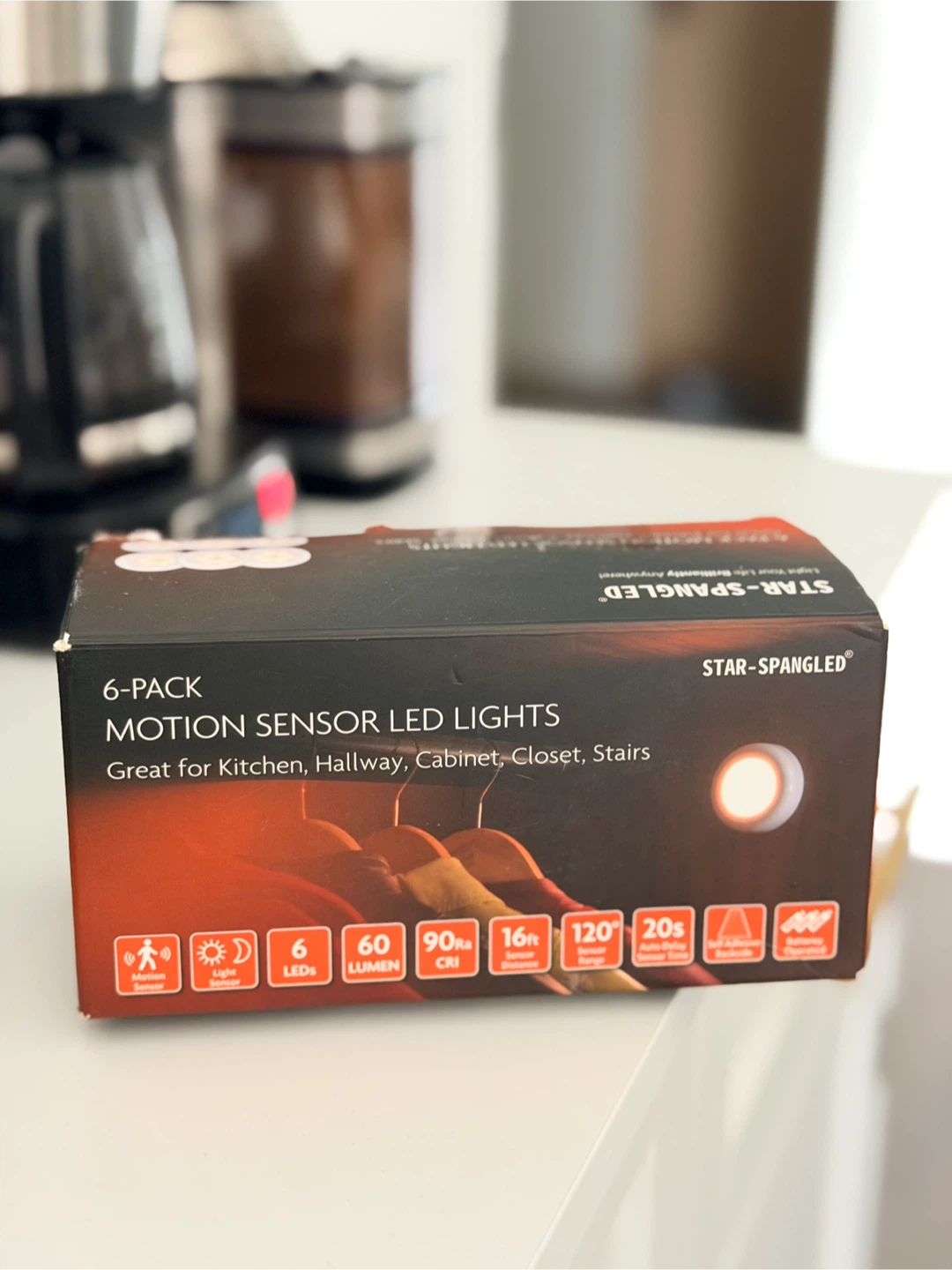 Star-Spangled 6-Pack Motion Sensor LED Lights