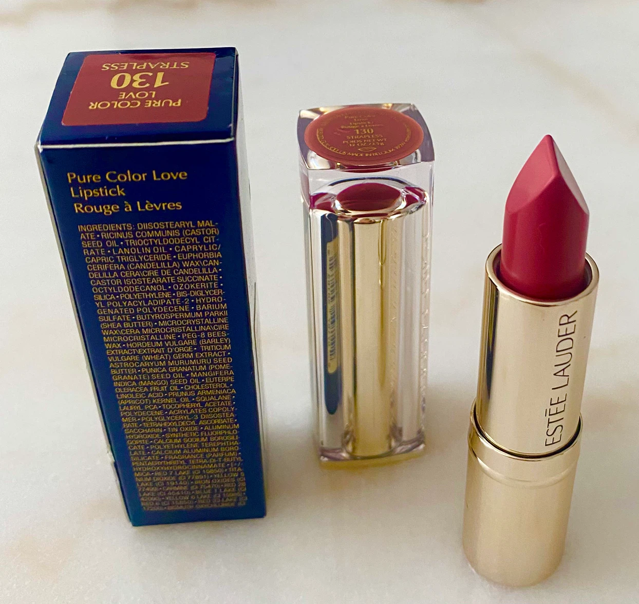 Estée Lauder Pure Color Love Lipstick 130 Strapless
