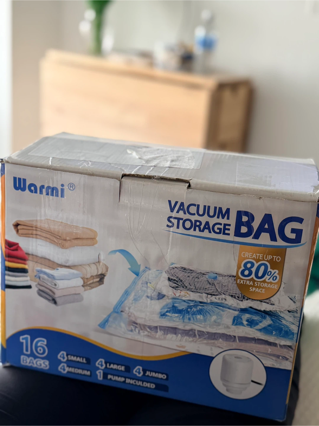 Warmi Vacuum Storage Bags - 16 Count