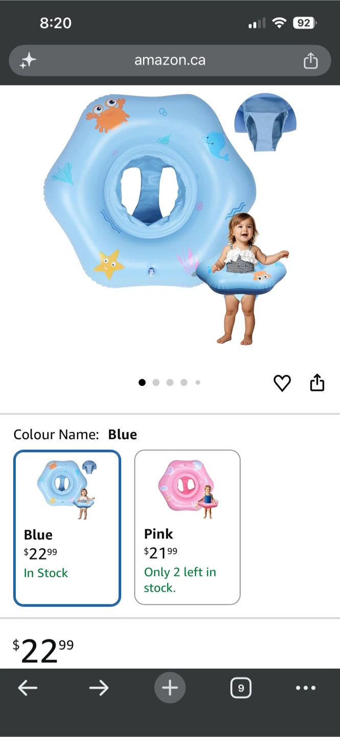 Baby Swimming Seat Float - photo 2