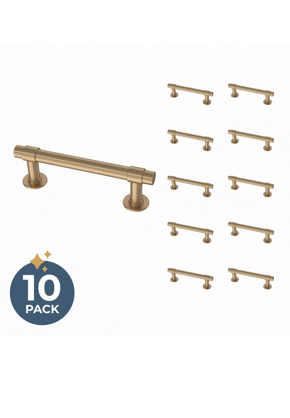 Franklin Brass Cabinet Pulls - 10 Pack - Champagne Bronze - photo 3
