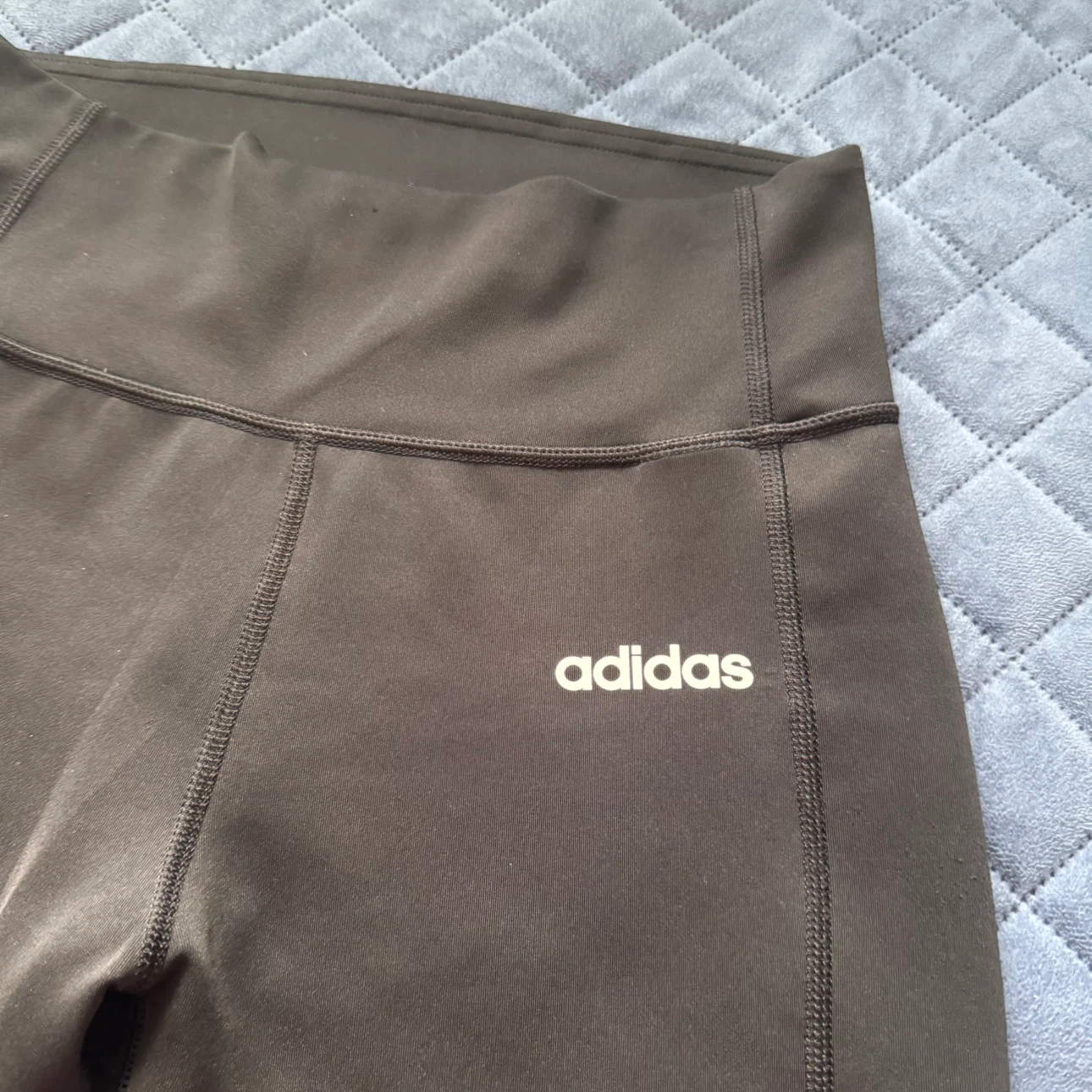 Adidas Climalite Black Running Leggings with Pockets Medium - photo 2