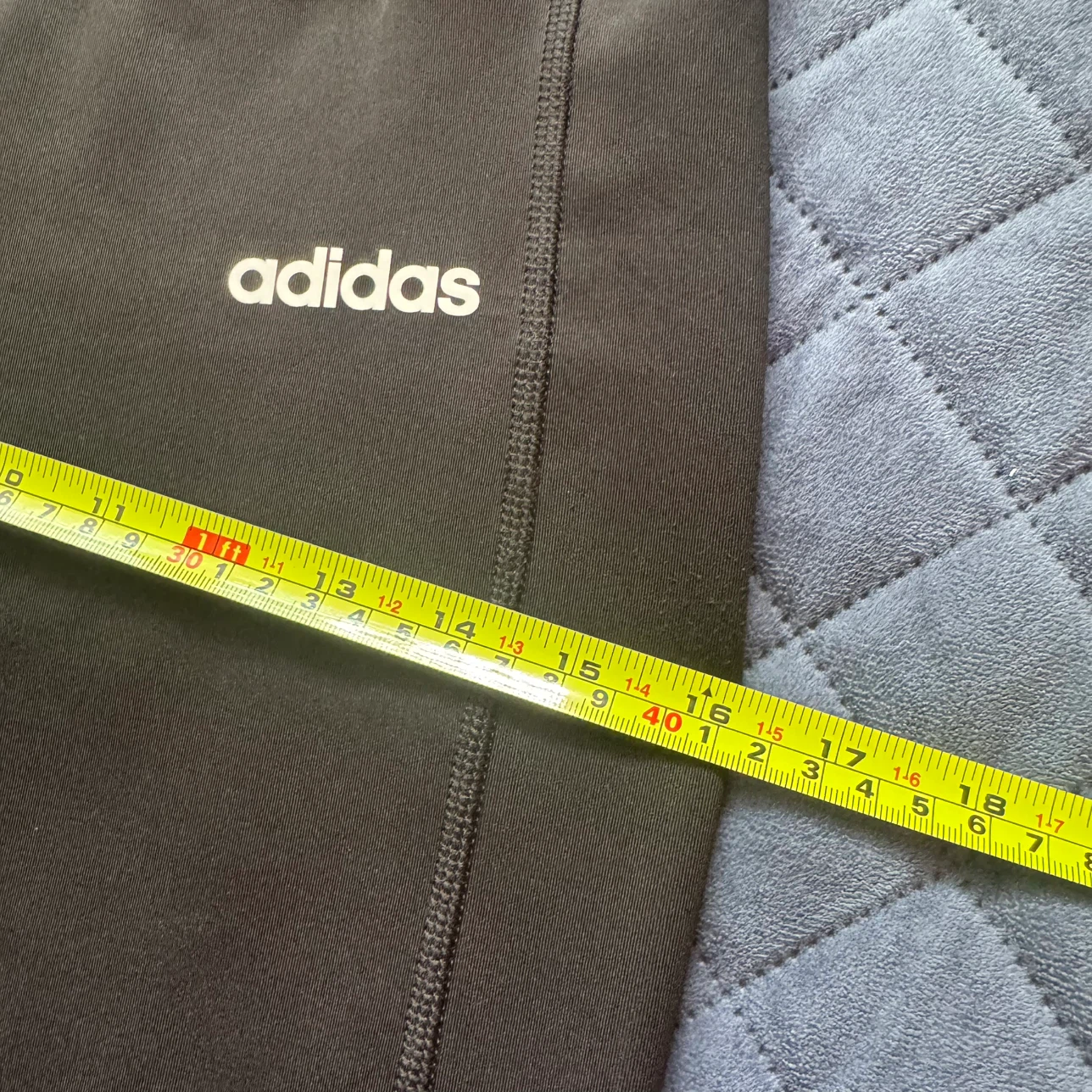Adidas Climalite Black Running Leggings with Pockets Medium - photo 4
