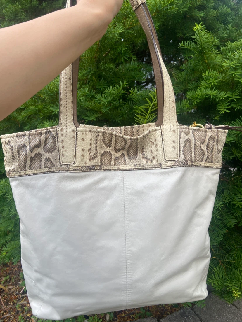 Vintage rare coach Audrey slim tote bag - photo 2