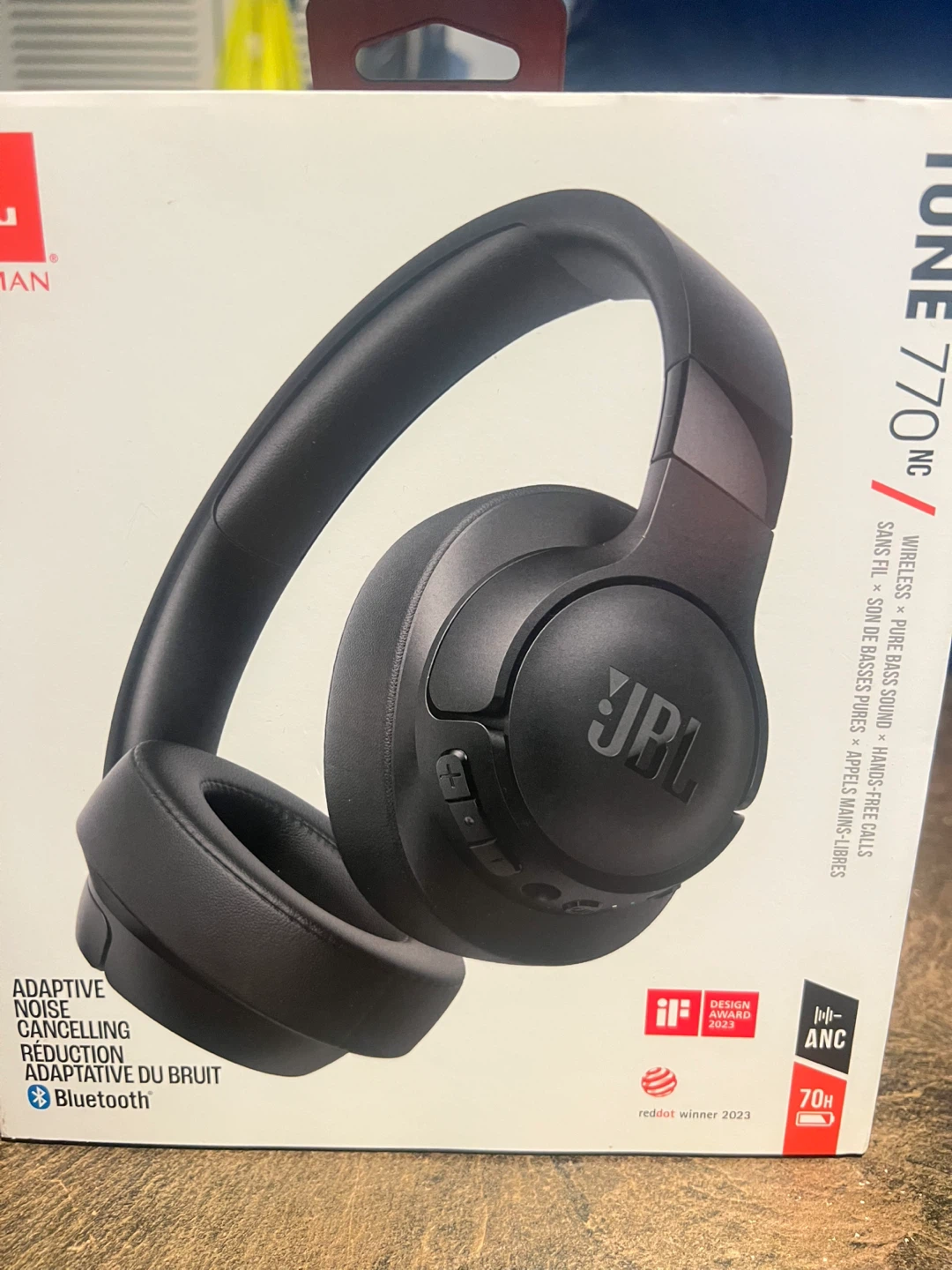 JBL Tune 770NC Wireless Noise Cancelling Headphones