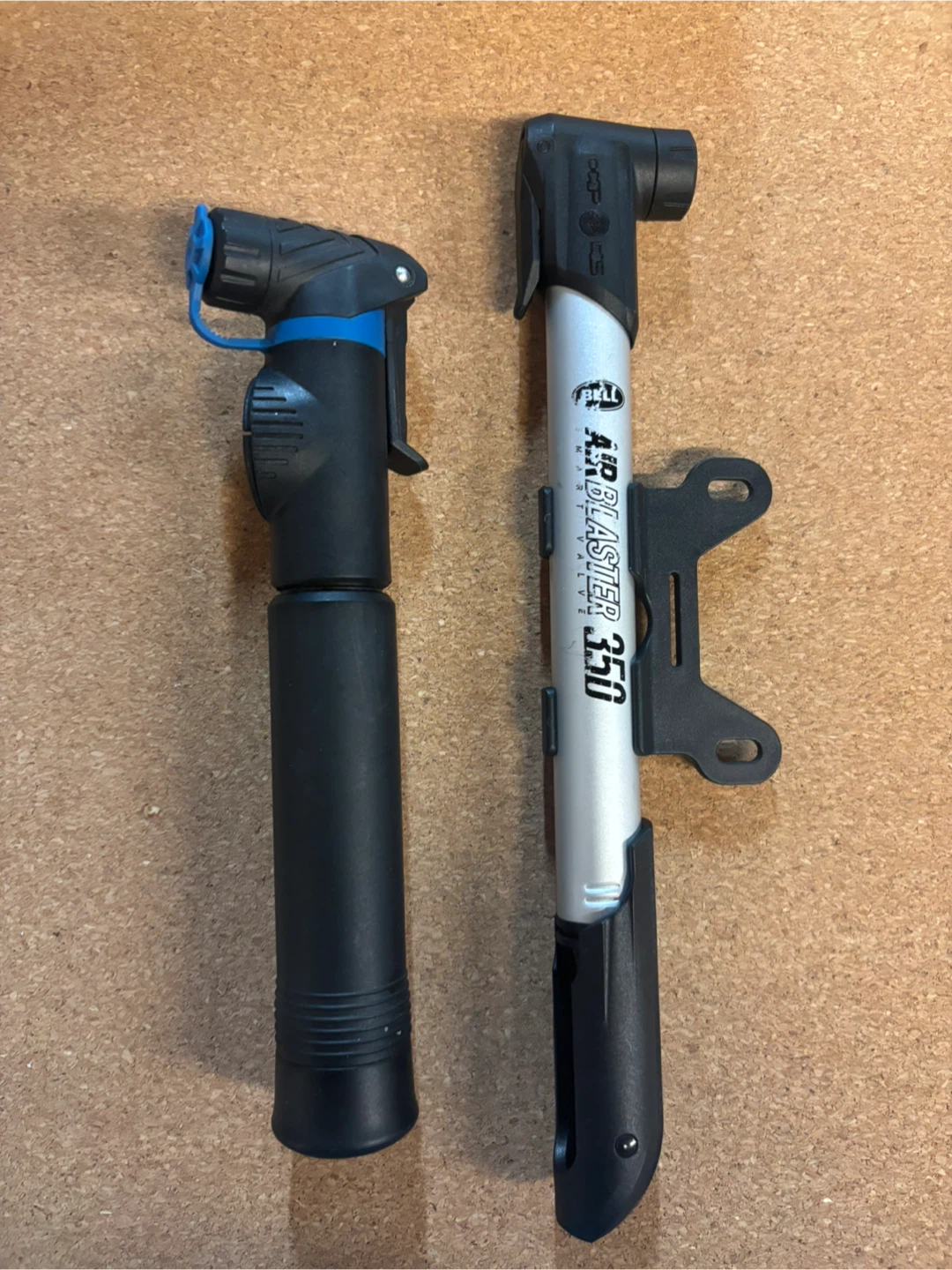 CCM and Air Blaster 350 Bike Pumps