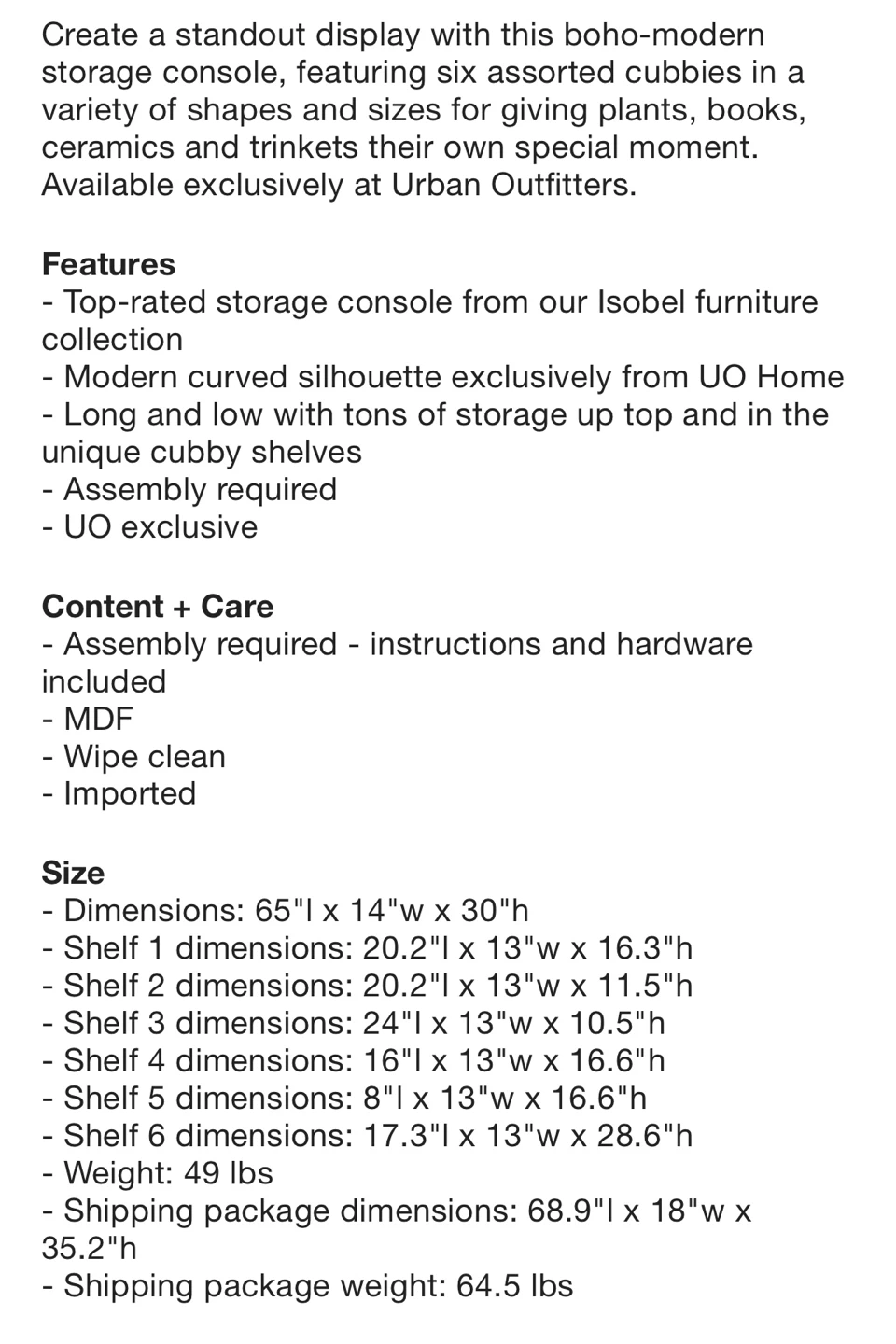 Isobel Storage Console / Media Console - photo 2