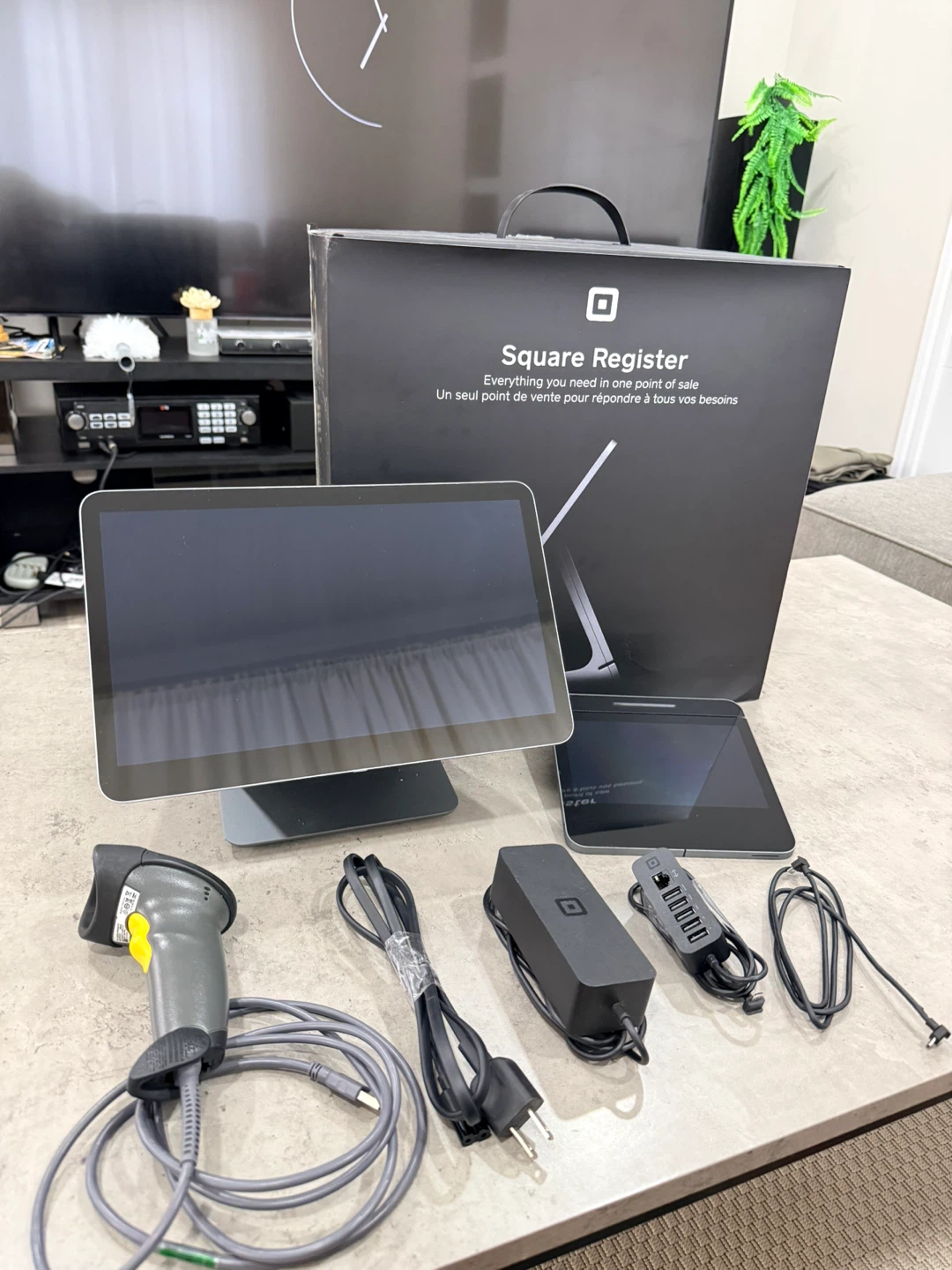Square Register Point of Sale System with Barcode Scanner