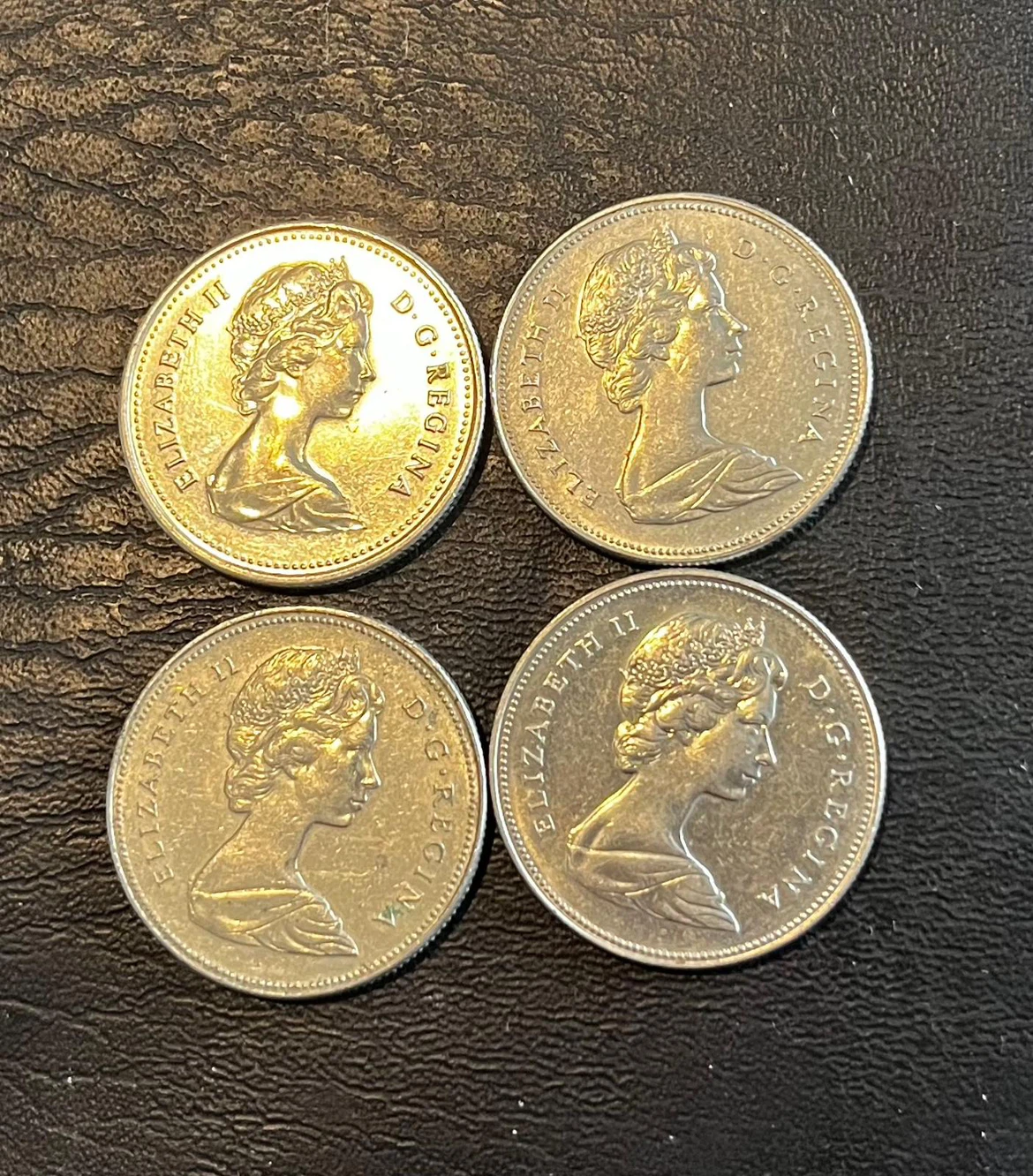 Threes dollar each coin Four Canadian 50 Cent Coins - photo 2