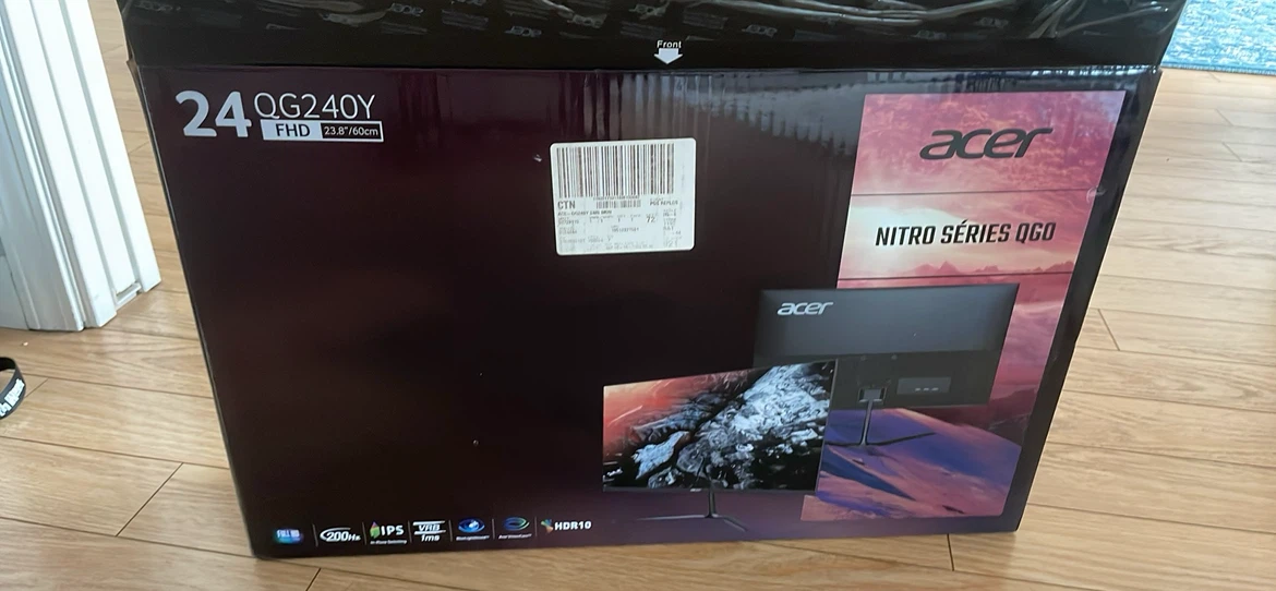 Acer Nitro QG240Y 24" FHD 200hz Monitor