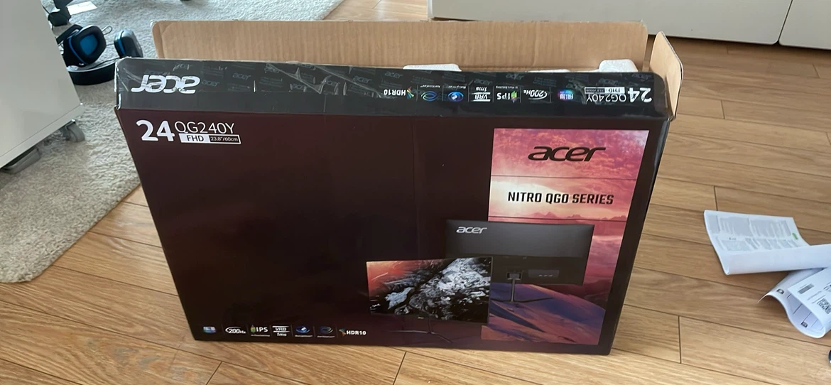 Acer Nitro QG240Y 24" FHD 200hz Monitor - photo 2