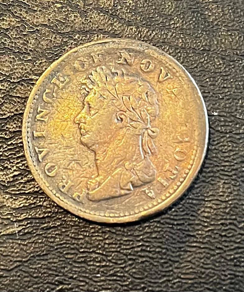 1832 Nova Scotia Halfpenny Token - Imitation - photo 4