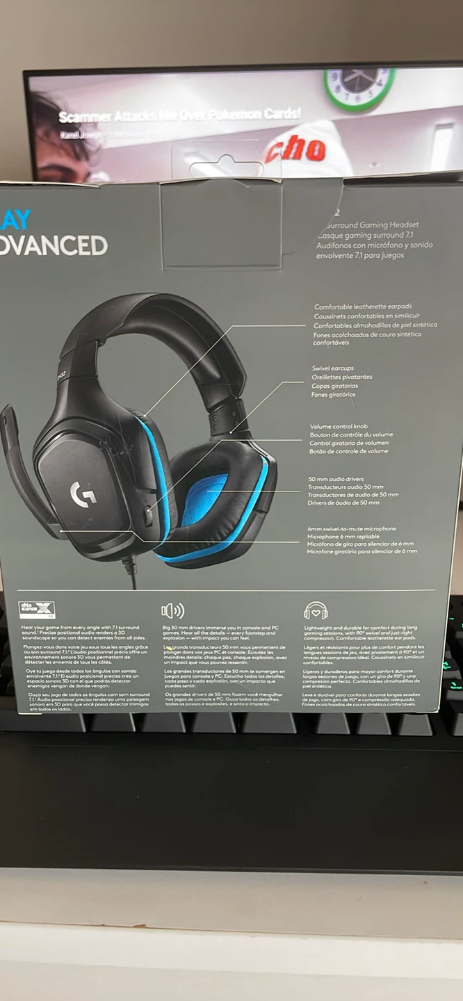 Logitech G432 7.1 Surround Gaming Headset - photo 2