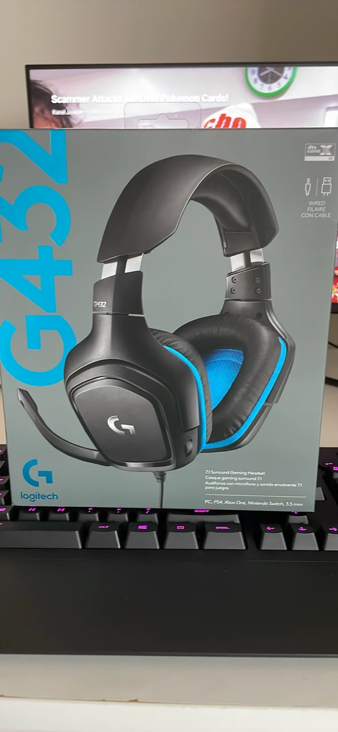 Logitech G432 7.1 Surround Gaming Headset