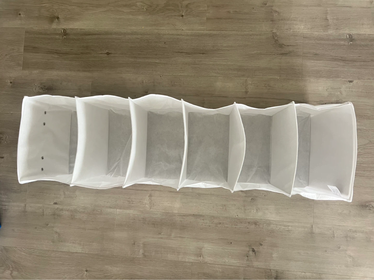 White 6-Shelf Hanging Closet Organizer - photo 3