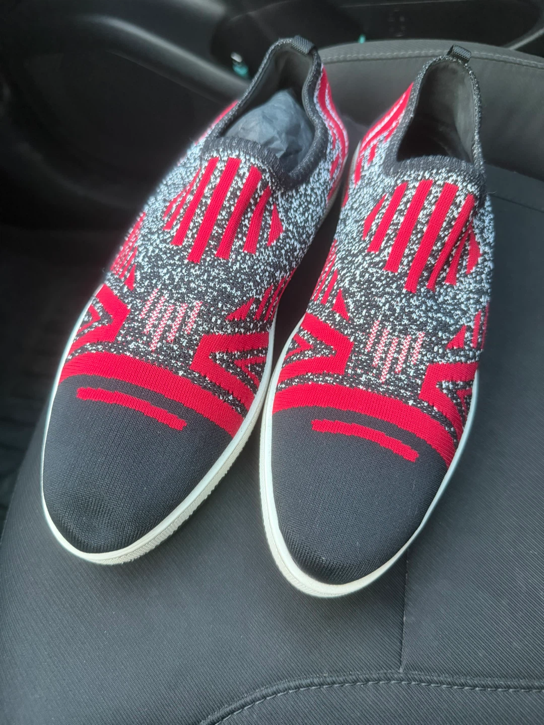 Prada Knit Slip-On Sneakers