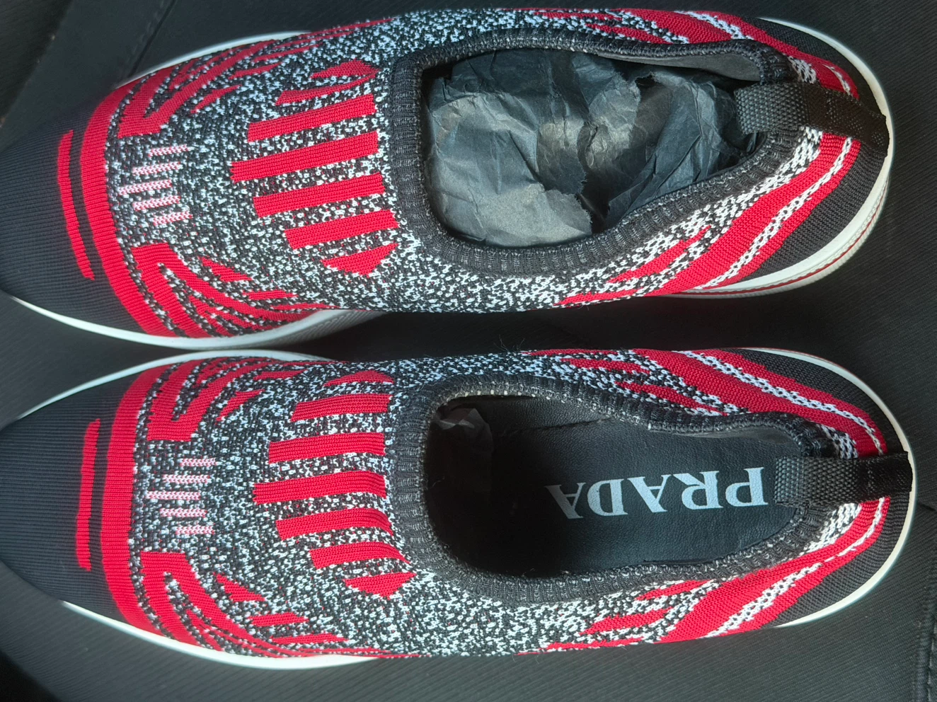 Prada Knit Slip-On Sneakers - photo 5