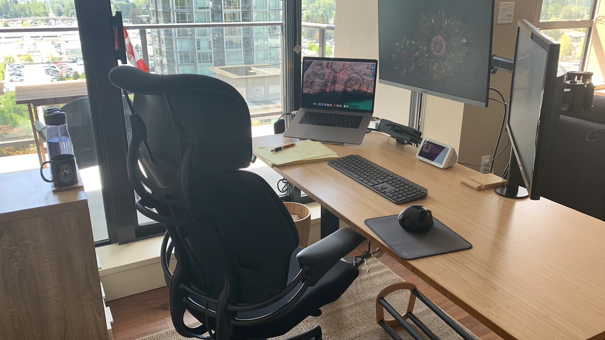 Jarvis Bamboo Standing Desk with Height Adjustment - 24” - photo 3