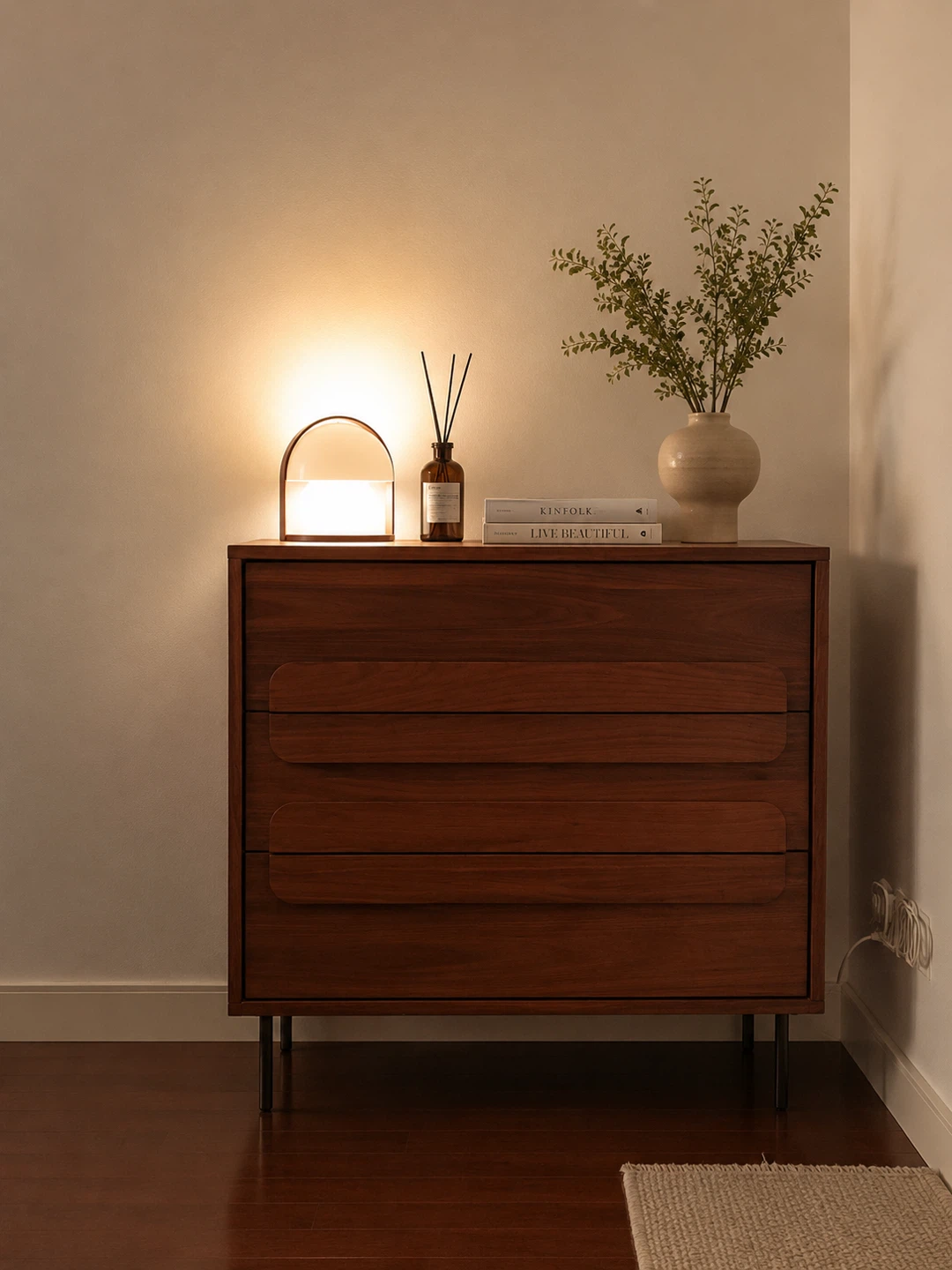 West Elm Mid-Century 3-Drawer Dresser (Walnut)