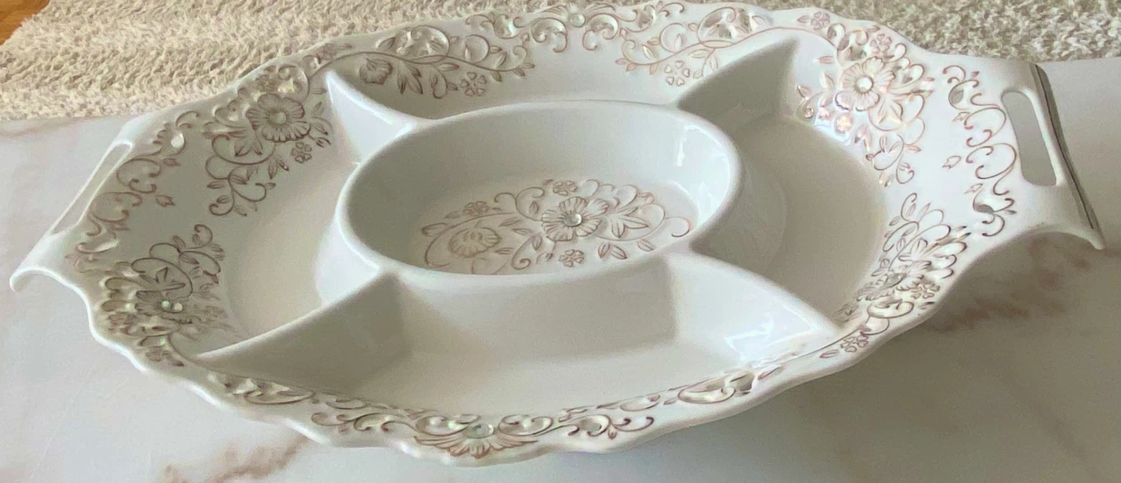 Vintage Serving Platter with 5 Compartments - photo 2