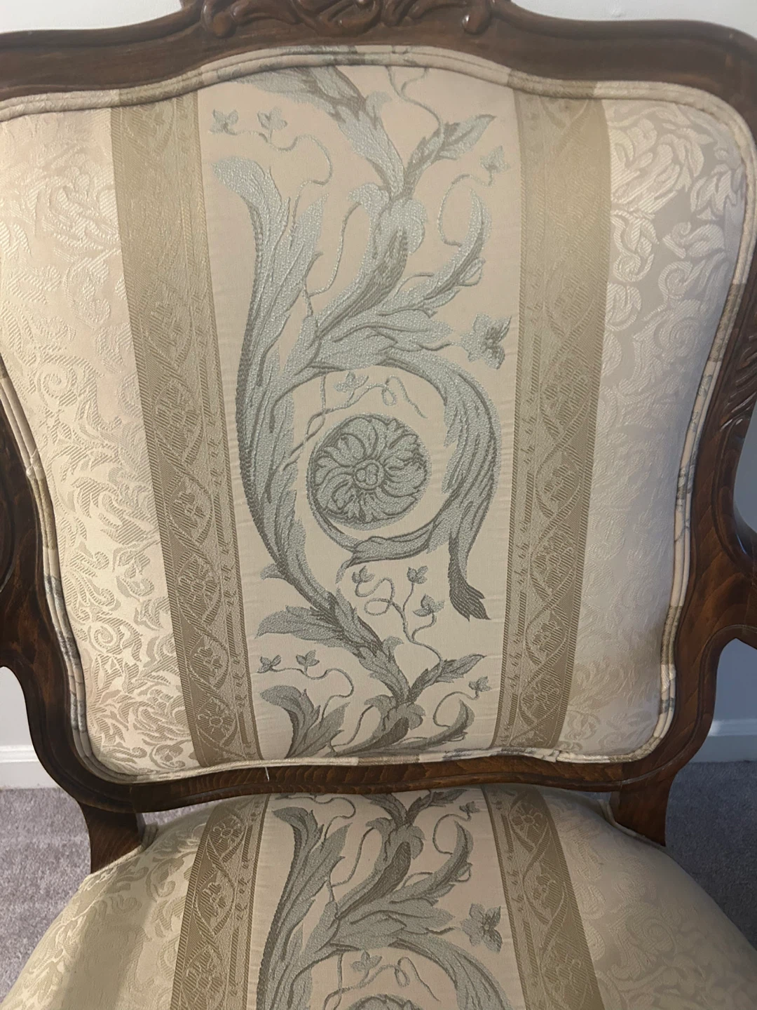 Two Vintage Accent Chairs - photo 3