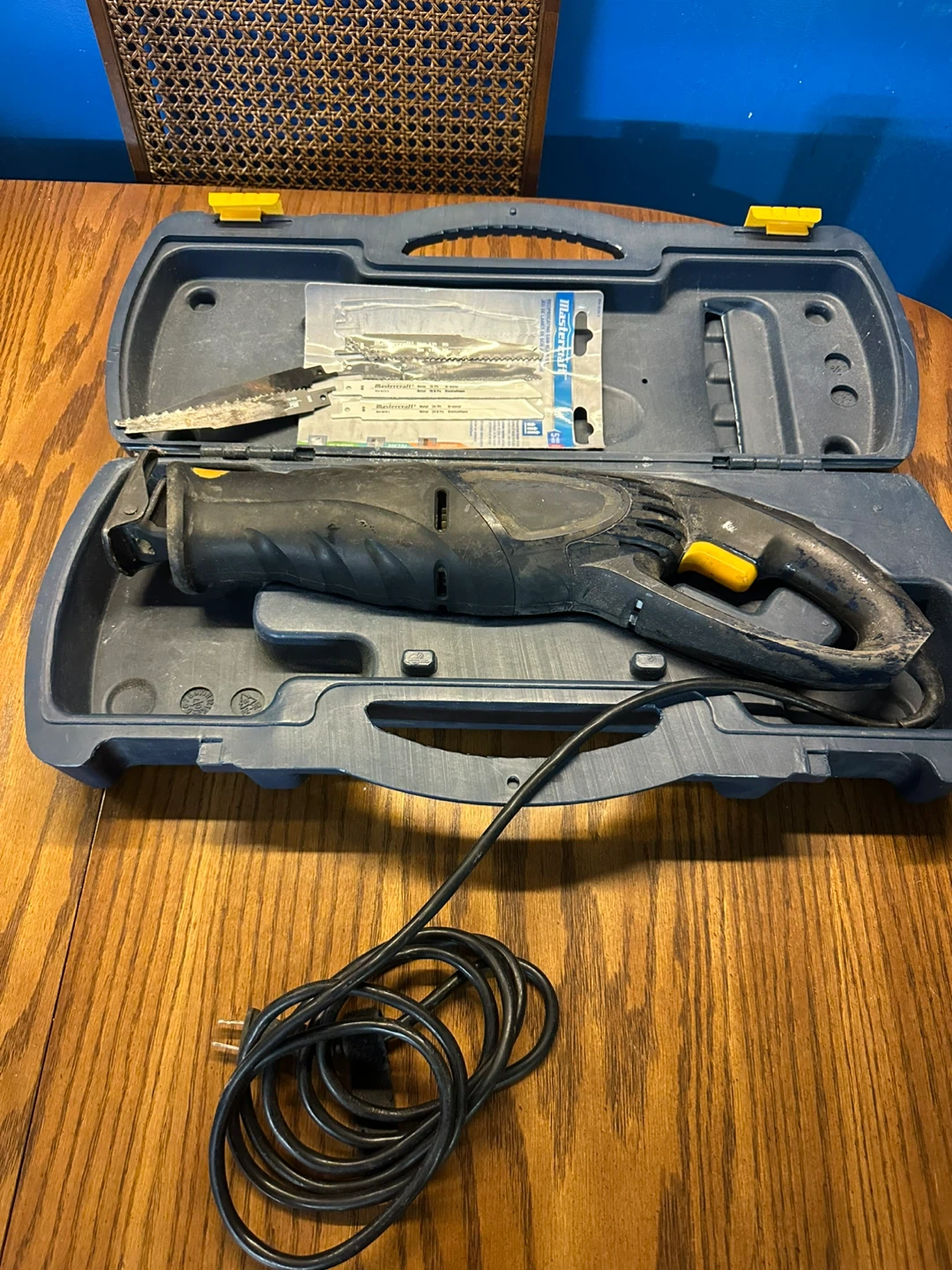 Mastercraft Reciprocating Saw with Blades and Case