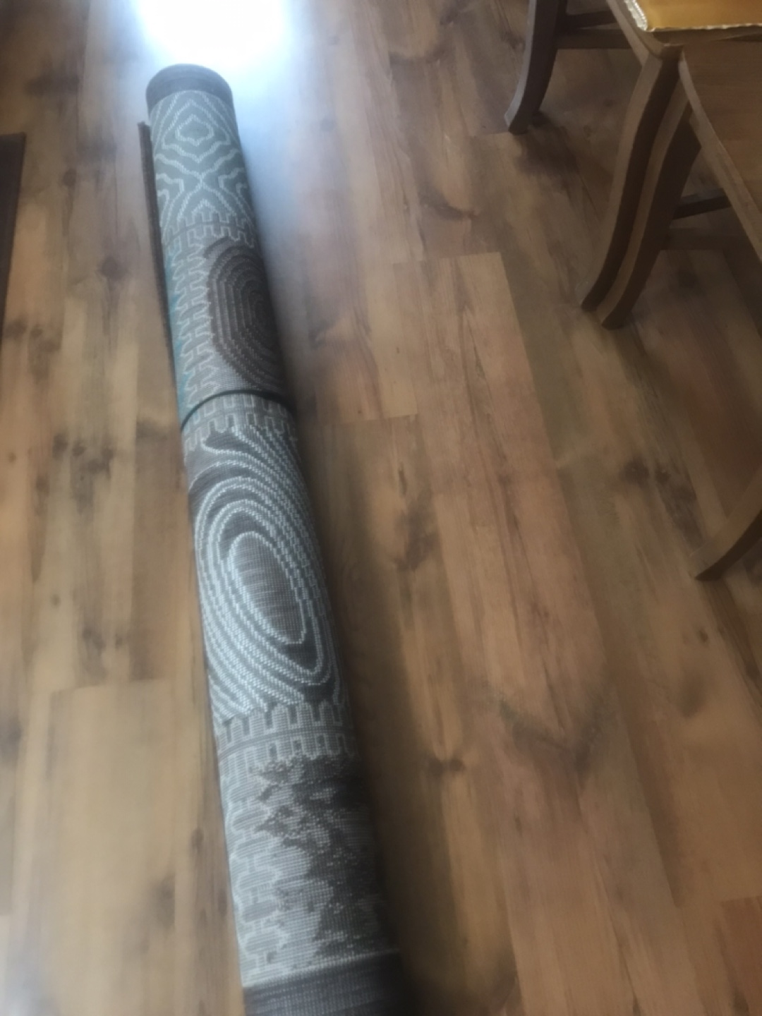 Rolled up Area Rug Carpet