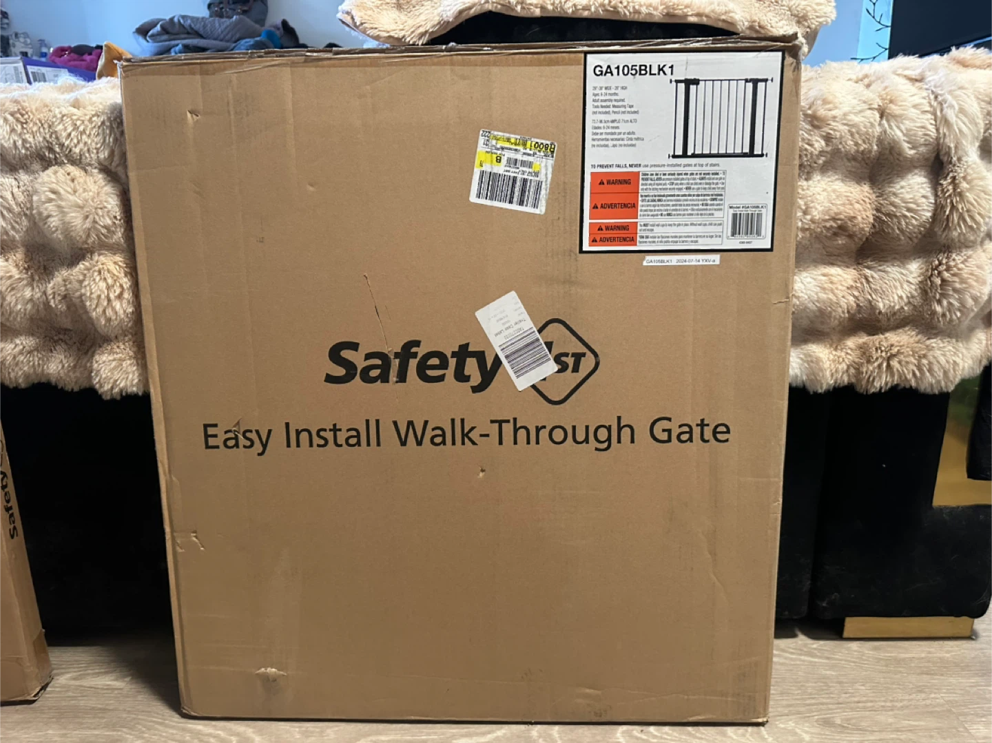 Safety 1st Easy Install Walk-Through Gate GA105BLK1