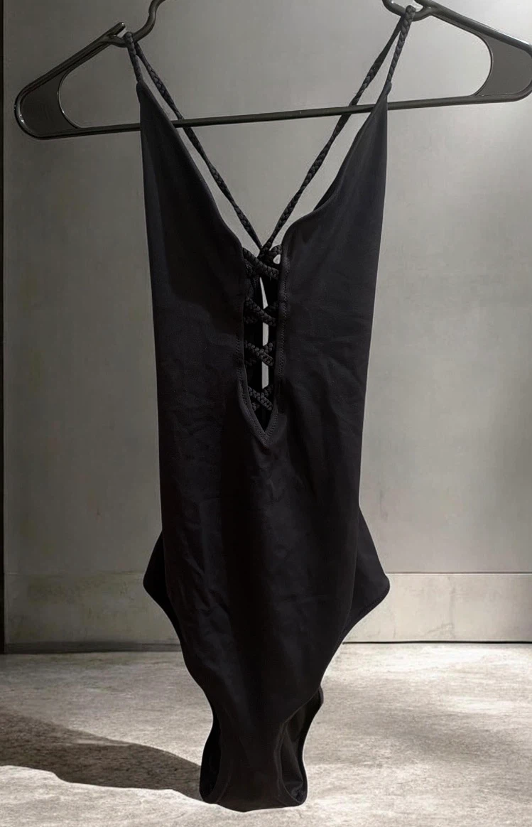 Black One-Piece Swimsuit