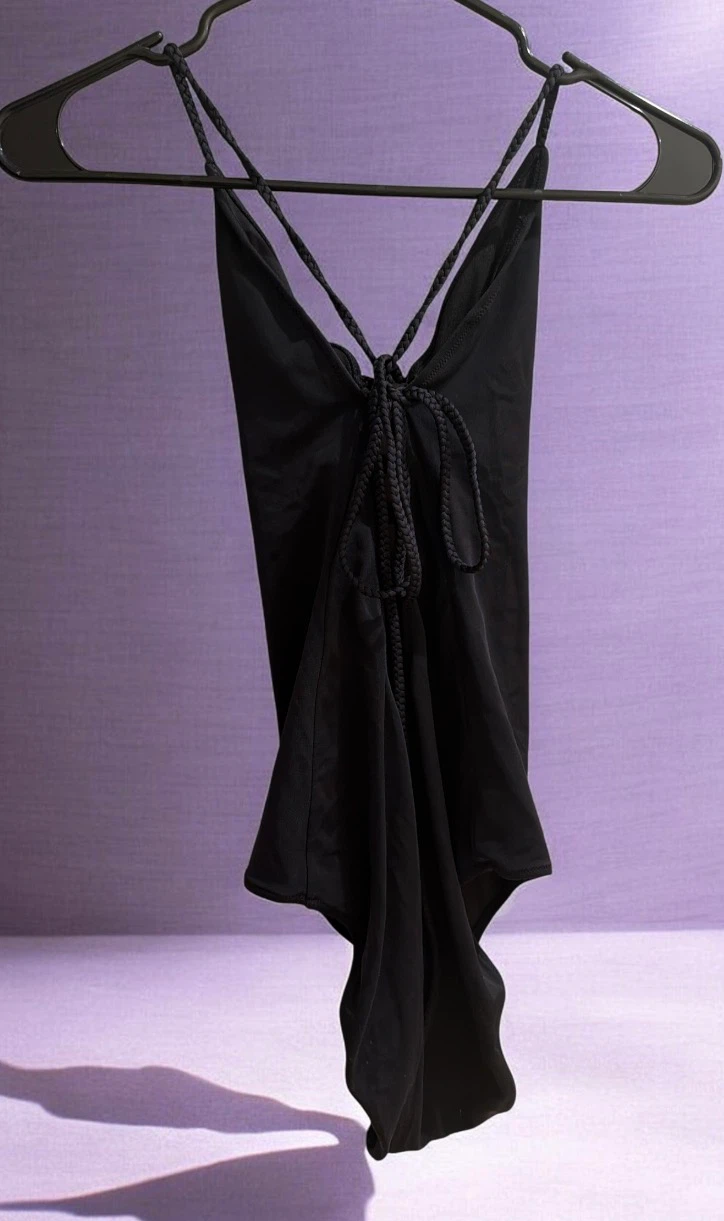 Black One-Piece Swimsuit - photo 2