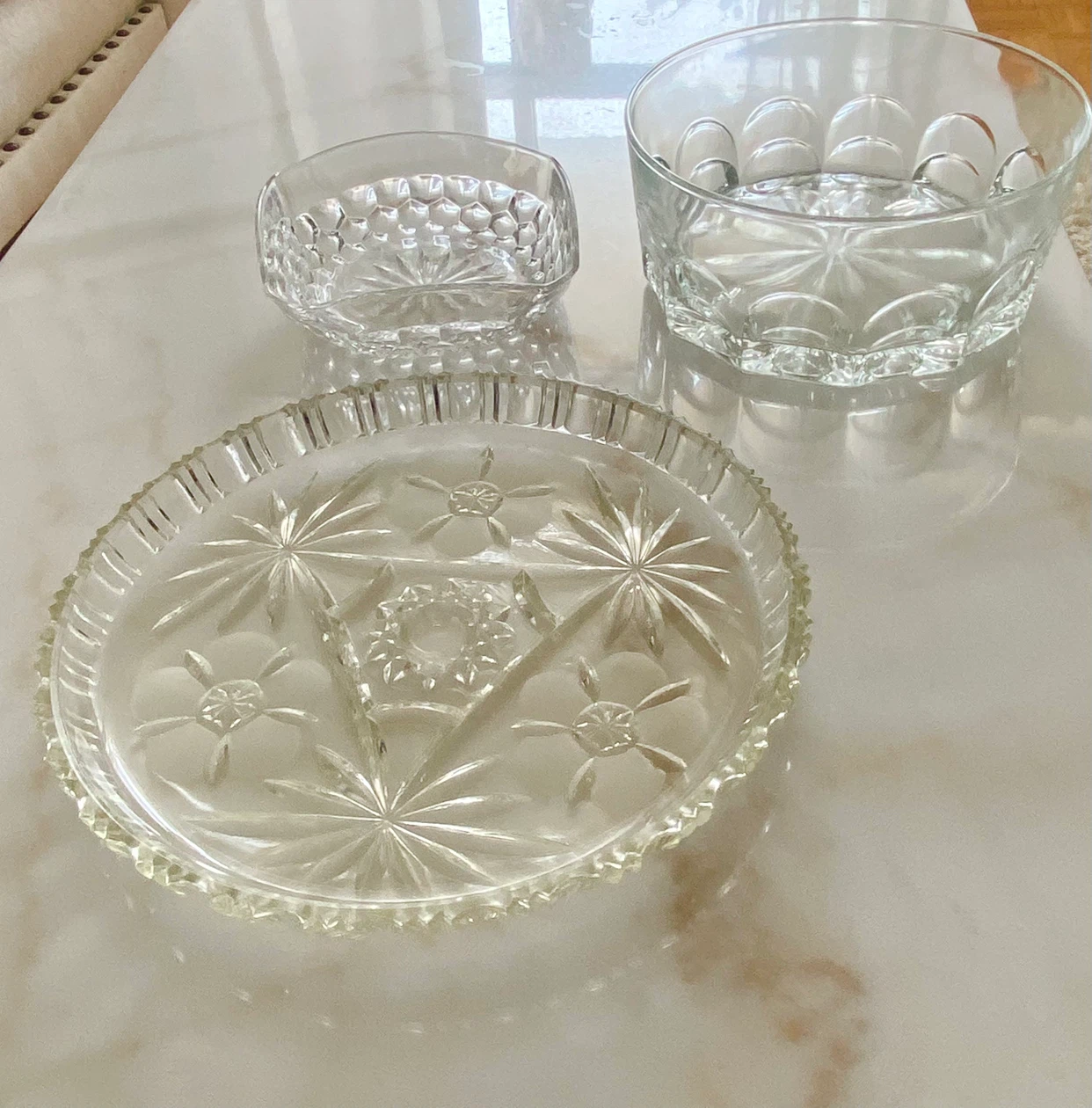 Set of 3 Vintage Glass Bowls - photo 3