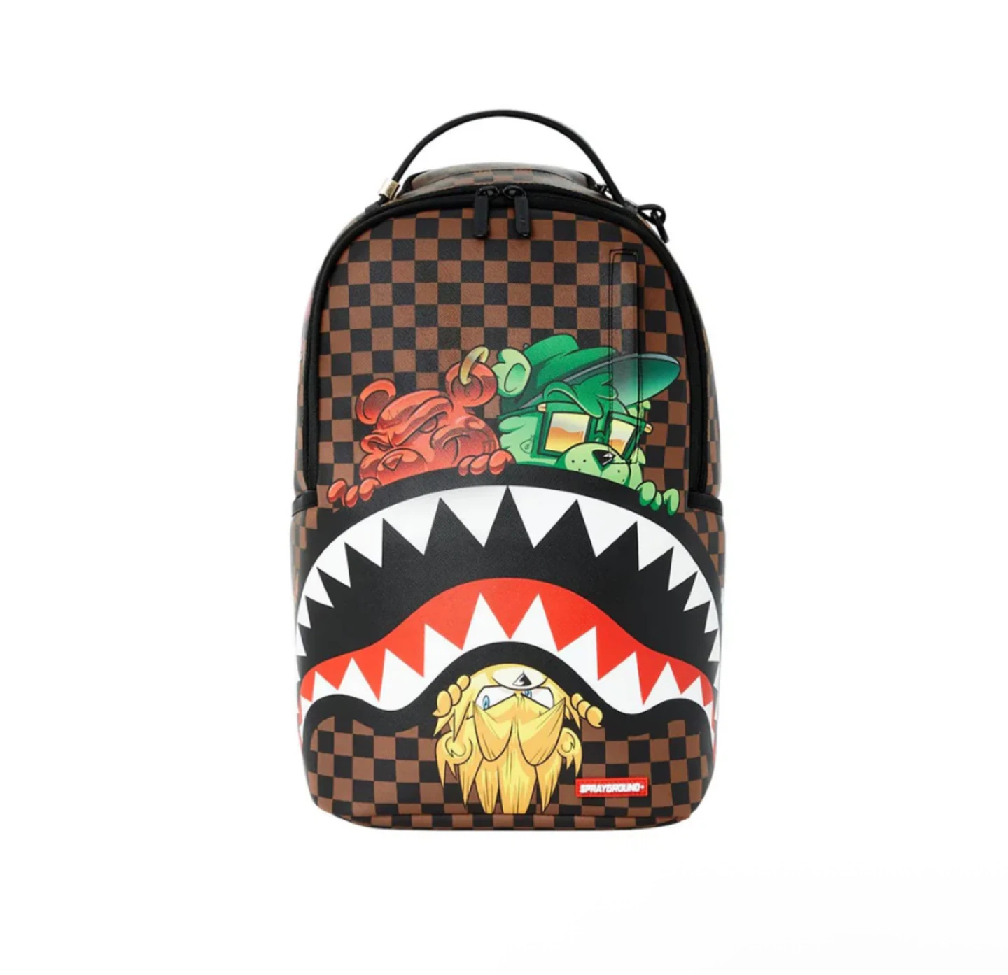 Sprayground Sharks In Paris Checkered Backpack