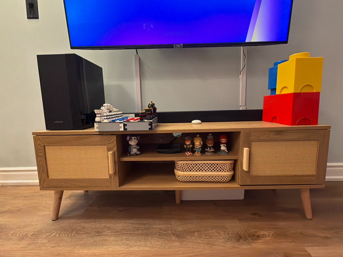 Wooden Media Console Unit