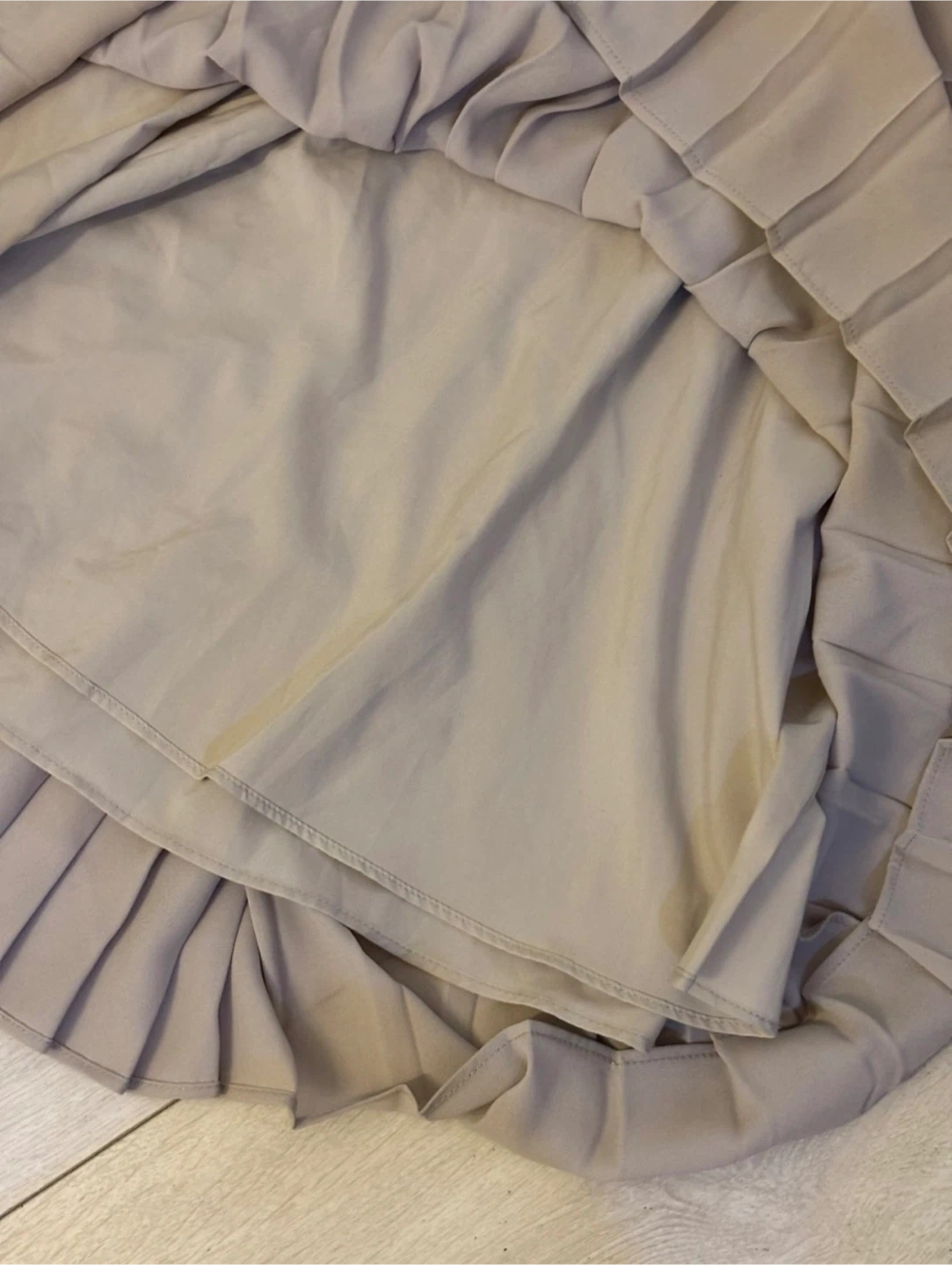 UNIQLO Pleated Maxi Skirt Beige XS/TP - photo 3