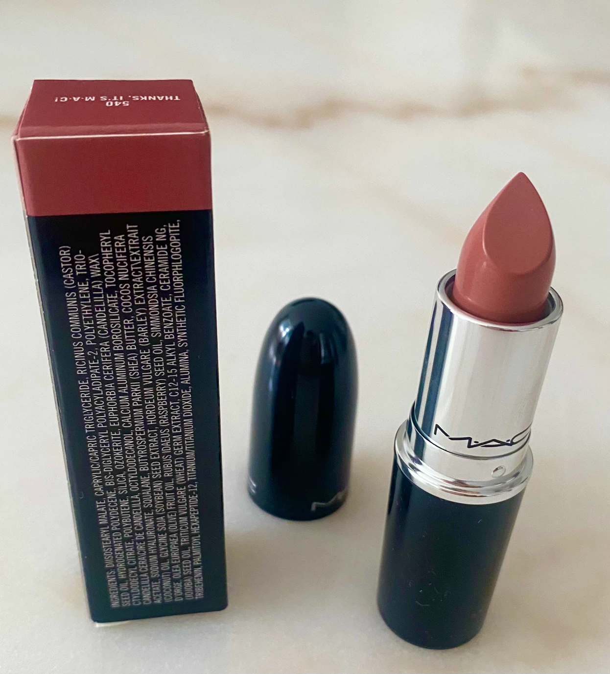 MAC Lustreglass Lipstick 540 Thanks, It's M·A·C! - photo 3