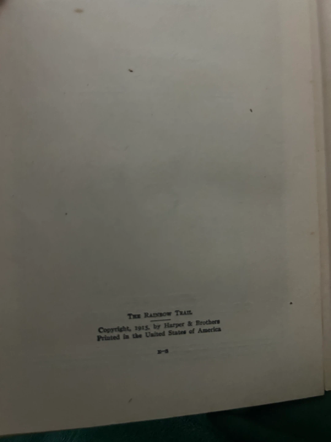 The Rainbow Trail by Zane Grey - Vintage Book - photo 5
