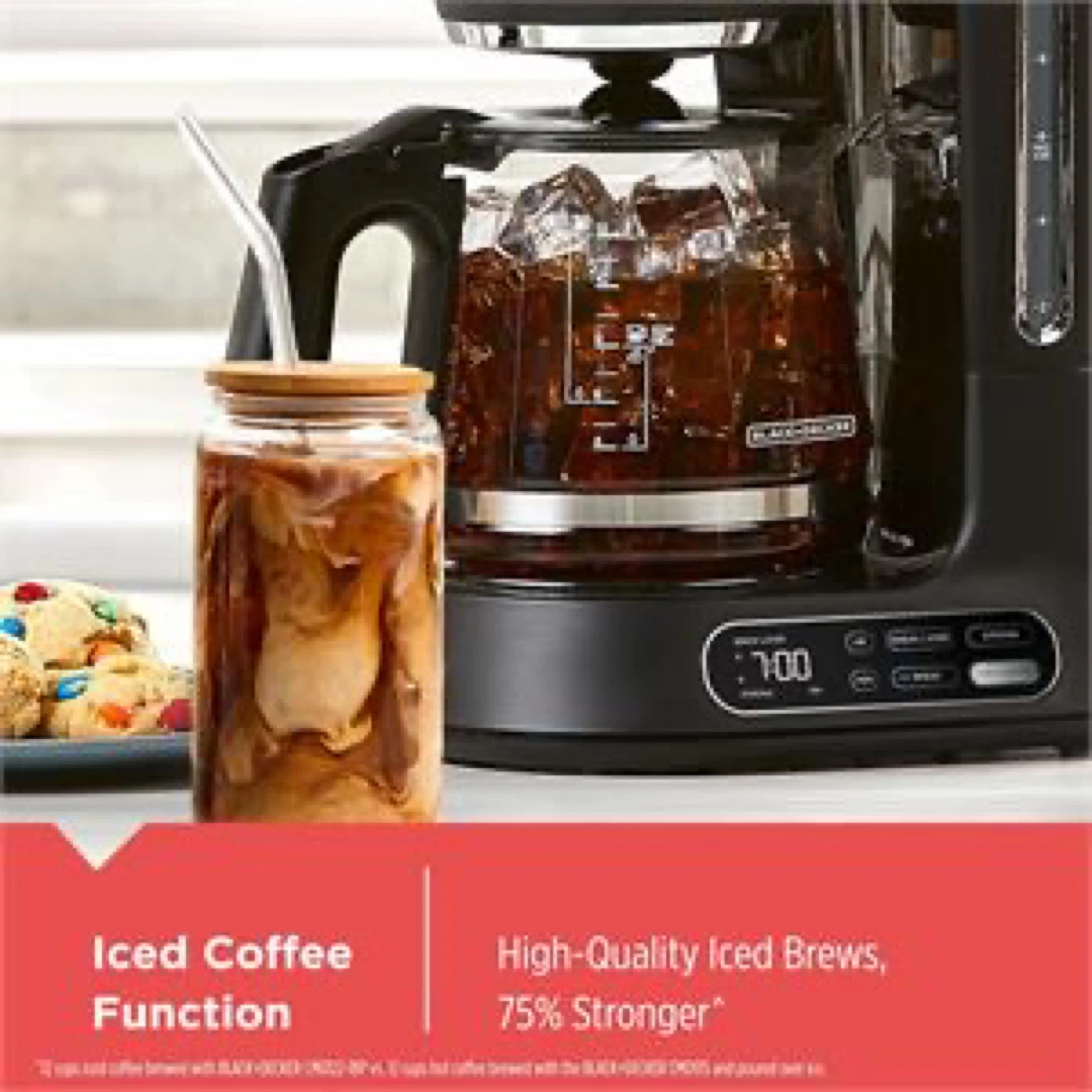 Black+Decker 12-Cup Coffee Maker with Iced Coffee Function - photo 4