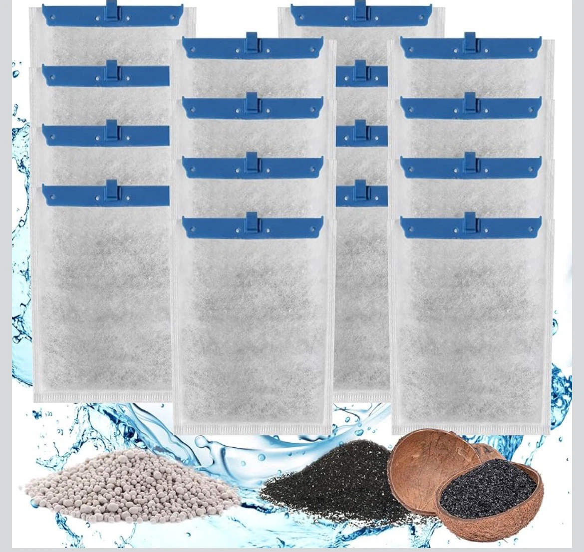 Aquarium Filter Cartridges (16 Pack)