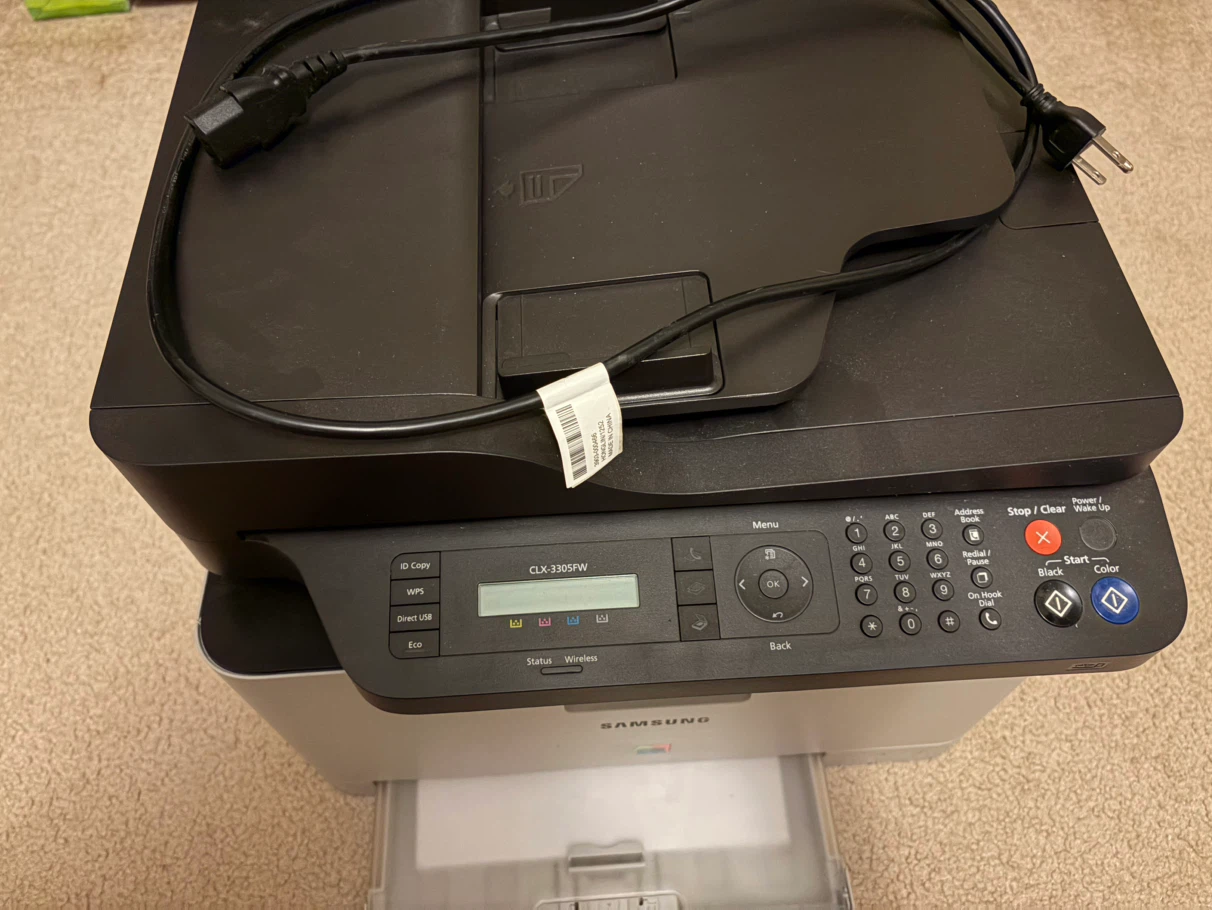 Samsung CLX-3305FW Colour Laser Multifunction Printer