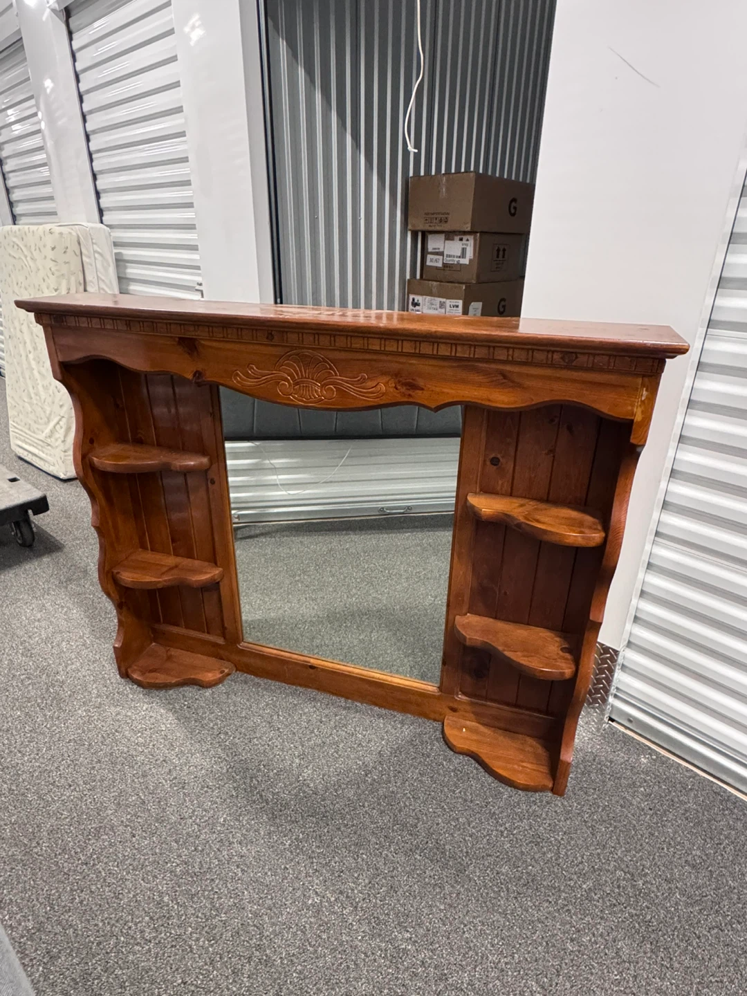 Wooden Dresser with Mirror - photo 3