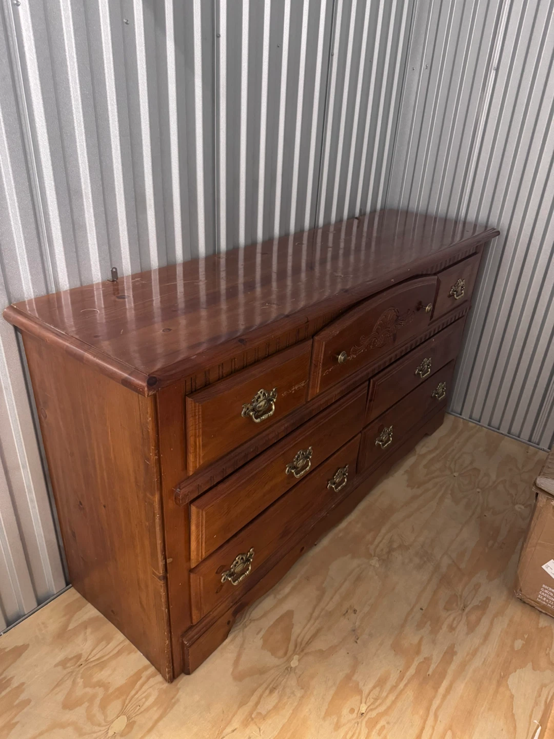 Wooden Dresser with Mirror - photo 4